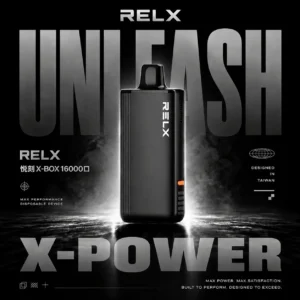 ChatGPT Image 2026年8月7日 下午06_24_35 RELX 悅刻 X-BOX 16000口 專用換彈拋棄式電子煙套裝|智慧功率調節體驗|Mesh網狀芯打造細膩霧化表現